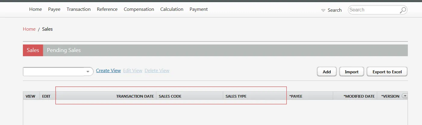 Added Data Fields Appear as Table Column Headings