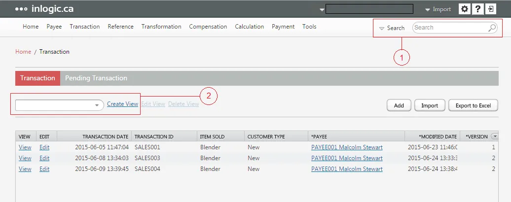 Query & Search within inLOGIC