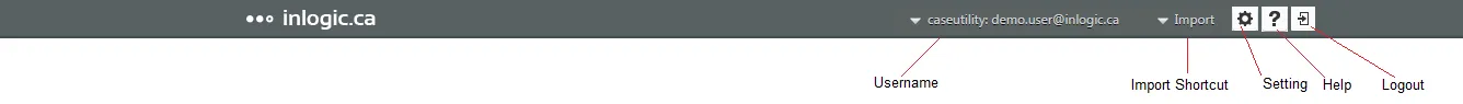 Top Menu Bar